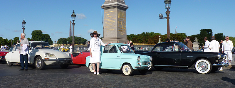 Ma Vespa 400 durant une Traversée de Paris estivale en 2012