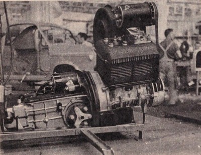 Usine ACMA vespa 400 en 1958